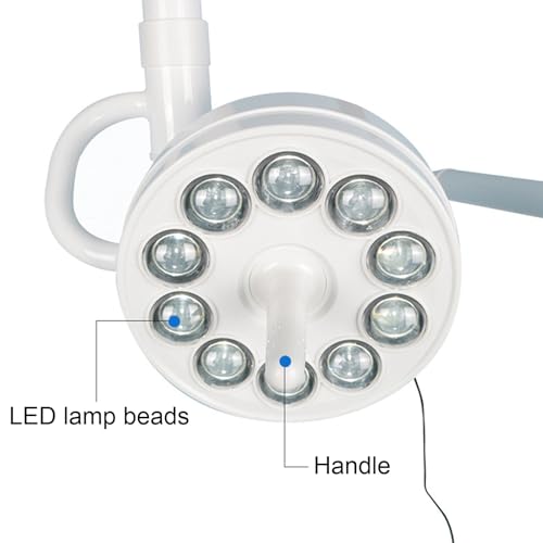 Lampe d'examen médical murale LED 30W avec éclairage sans ombre et intensité variable