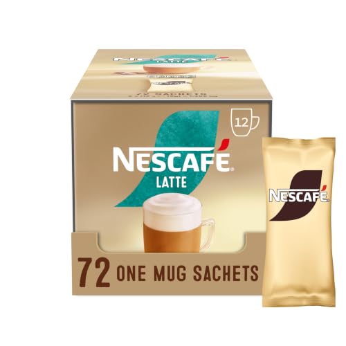 Image of NESCAFÉ Latte Instant Coffee Sachets - 72 x 18g