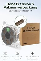 DEEPLEE PLA PRO Filament 1.75mm, Stärkere Zähigkeit 3D Drucker Filament, PLA Filament Maßgenauigkeit ±0.02 mm, Sauber gewickelt, Einfach zu drucken, Passend für die meisten FDM 3D Drucker, Schwarz 2KG – Ansicht 6