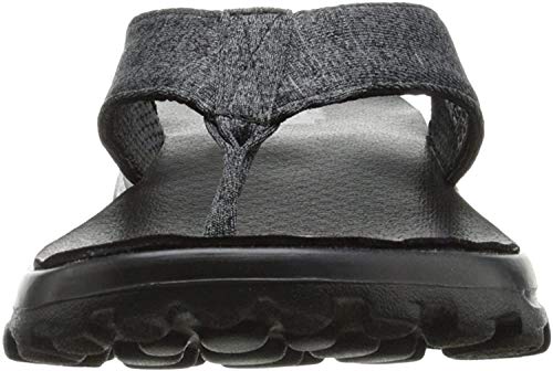 Skechers Skechers Performance Women's Go Walk Move Solstice Flip Flop,Black,6 M US