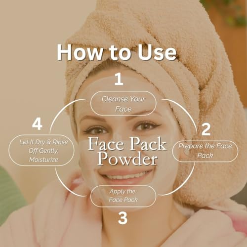 Image of Utkristh Khadi Potato Face Pack Powder 100 gm | Pure & Ayurvedic | For | Deep Cleansing for Glowing Skin | All Skin Types