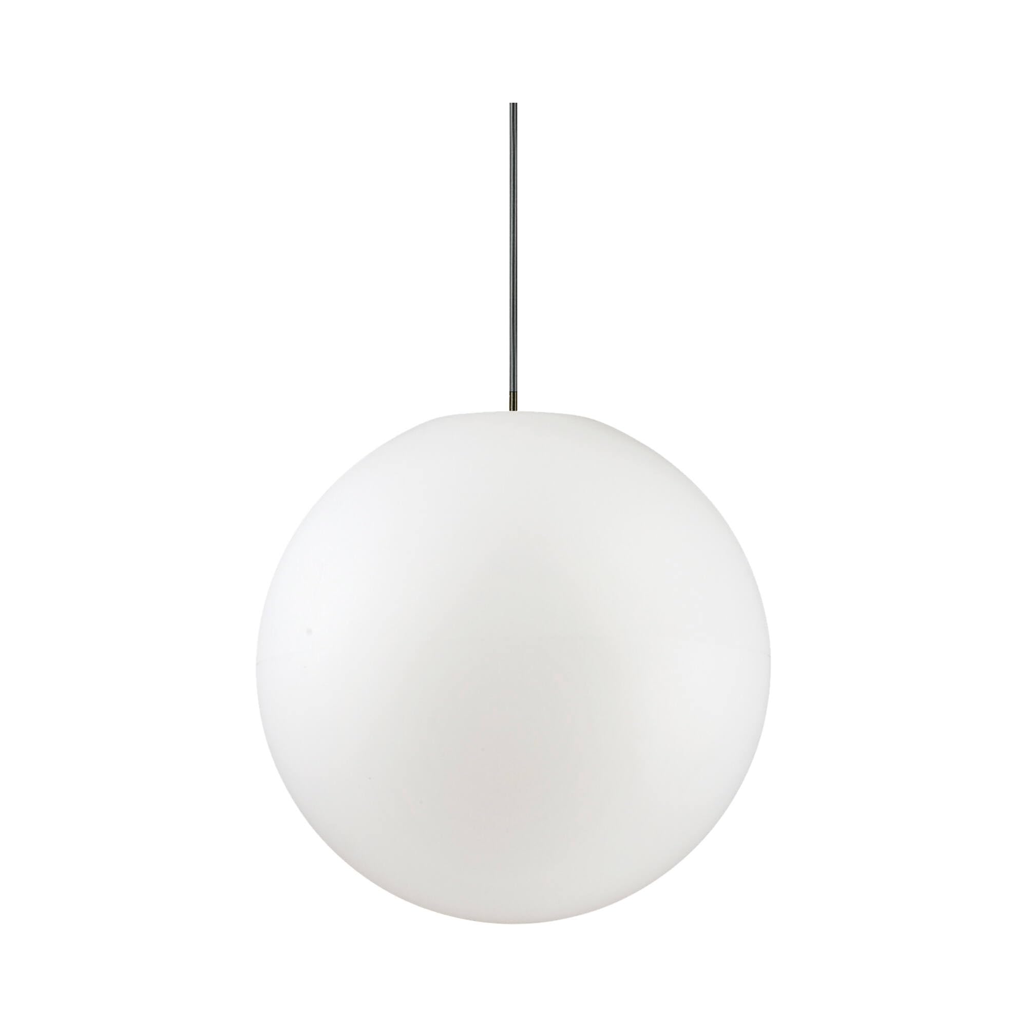 Suspension extérieure Sole Ideal lux en verre robuste et métal design