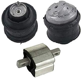 Engine Motor Mount + Transmission Mount for Mercedes-Benz C240 C280 C32 AMG C320 CLK320 E320 SLK32 AMG SLK320 Meyle Germany 0140300005/0140241054 (3pcs)