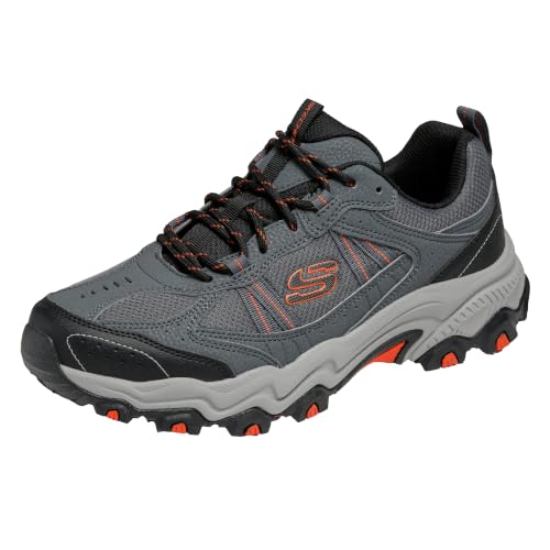 Image of Skechers Men's Stamina AT Upper Stitch | Casual, Trail, Memory Foam, DuraLeather Mesh Upper, Shock-Absorbing Midsole