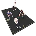 GXMMAT Extra Large Exercise Mat 16'x6'/12'x6'/10'x6'/8'x6'(7mm), Extra Wide Workout Mats for Home Gym Flooring, Non-Slip Thick Durable Cardio Mat for MMA,Plyo,Jump Rope,Weights,Fitness,Shoe-Friendly