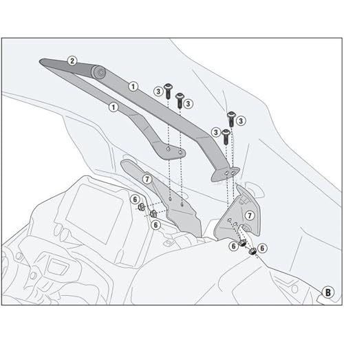 Support de plaque de navigation GPS Niken 900 haute stabilité