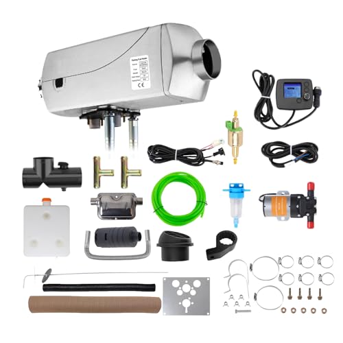 Standheizung Diesel Dieselheizung 8kW 12V mit LCD Display für Wasser-Luft Kombi Heizung, Zusatzheizung Wohnmobil Wasserheizung, Motorvorwärmung und Bootsheizung diesel heizung standheizung Auto