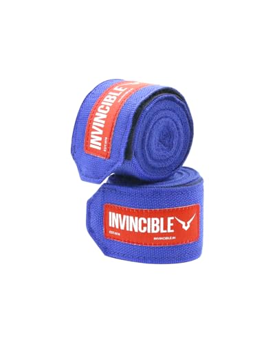 Image of Invincible Mexican Style Semi-Stretch Hand Wraps (Purple, 4.5 Meter)