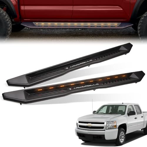 Estribos LED secuenciales para Chevy Silverado 2007-2018 miniatura 1