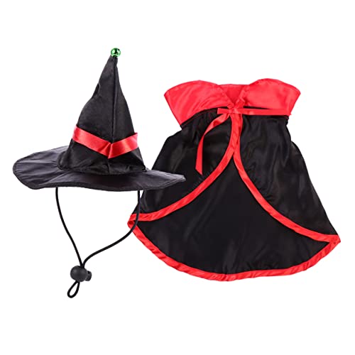 Disfraz de bruja para perros y gatos talla M