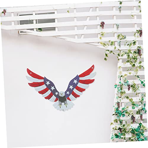 IMIKEYA-American-Eagle-Wall-Decoration-Retro-Wall-Art-Us-Flag-Wall-Art-Flag-Decor-Patriotic-Eagle-Wall-Art-Patriotic-Country-Wall-Art-Metal-Decor-Decoration-Iron-Statue-Animal IMIKEYA American Eagle Wall Decoration Retro Wall Art Us Flag Wall Art Flag Decor Patriotic Eagle Wall Art Patriotic Country Wall Art Metal Decor Decoration Iron Statue Animal