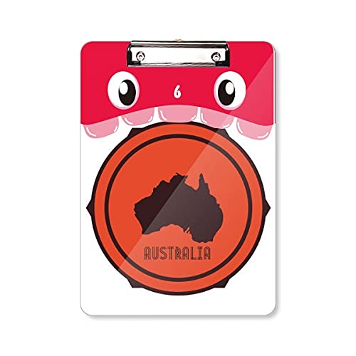 Dossier à tête plate bloc-notes A4 Australie pour stopper les feuilles froissées
