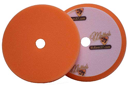 McKee's 37 MK37-22575-1610 Redline Orange Foam Polishing Pad, 5.75 Inch