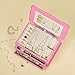 SONGMICS Girls Jewelry Box Pink Wooden Case Organizer with Mirror UJOW03P