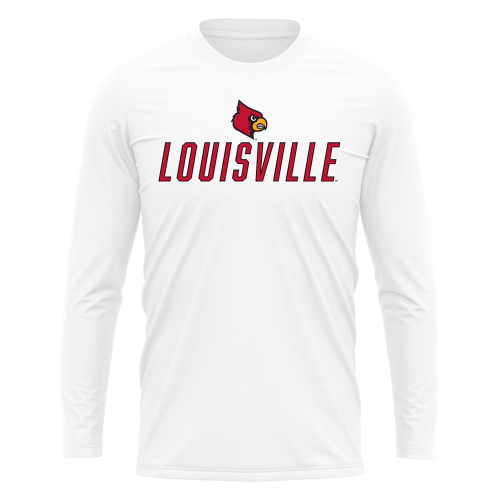 Official NCAA Collegiate Men's Sport Active Long Sleeve Shirt Italic Name Collection