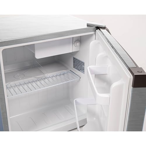 Frigidaire Retro Compact Mini Fridge with Freezer Compartment, Chrome Handles, Built-in Water Dispenser, (1.8 cu ft) by Frigidaire - Image 5