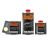 Précision extrême de la teinte ainsi que très bon pouvoir couvrant grâce à la forte teneur en pigments de la couleur.