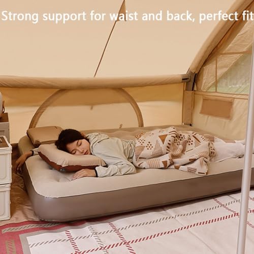 Matelas autogonflant 2 personnes pour couchage d'appoint confortable - 7
