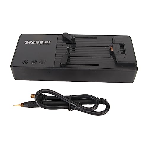 Soldador por Puntos de Mano, Soldador por Puntos con Pantalla LCD Ajustable con Pluma de Soldadura para Placa de Batería (Soldador por puntos de batería W32Pro con)