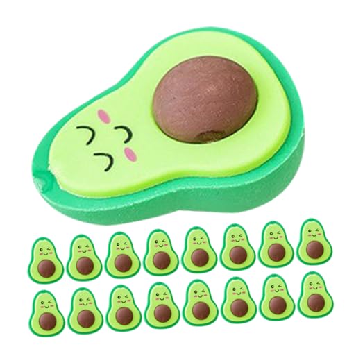 ERINGOGO Delicate Erasers Portable Avocado Erasers Cute for Boys and Girls Adults