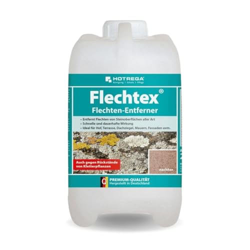 HOTREGA Flechtex 2 Liter | gebrauchsfertiger Flechtenentferner | gegen Flechten und Algen auf...