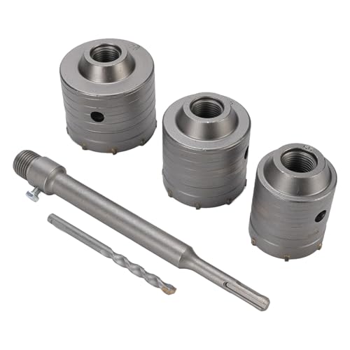 Kit de sierras de corona para concreto 55mm, 65mm, 75mm miniatura 3