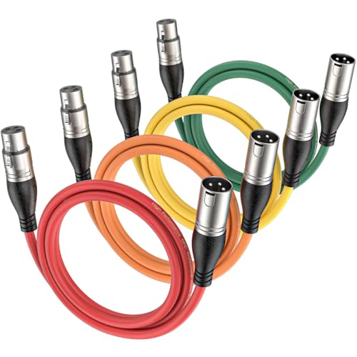 Cavo Patch Audio XLR A 4 Canali A 3 Pin XLR Maschio A Femmina Splitter