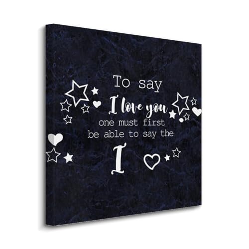 Cuadro lienzo decorativo de 20x20'' para inspirar tu salón o dormitorio