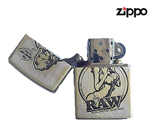 Amazon.co.jp: RAW 正規品 ガール ライター ジッポー オイル 喫煙具 手 