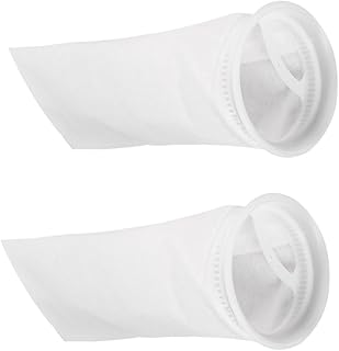 Happyyami 2piezas Bolsa De Filtro De Filtros De para Sump y Sistemas De Filtración Accesorios para Peceras Alta Transpirabilidad Color Blanco