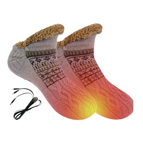 Calcetines térmicos – Ropa de pies cálidos de Navidad – Calentador de pies de calentamiento rápido | para mañanas frías, relajación nocturna, hogar, oficina, apartamento, dormitorio, sala de estar