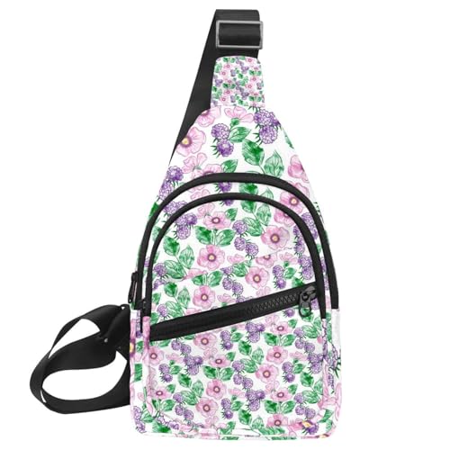 Sac à bandoulière blanc à motif floral parfait pour vos sorties d'été en ville