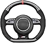 MEWANT Hand Stitch Carbon Fiber und Suede Car Steering Wheel Cover for Audi A5 / A7 / RS 5 / RS 7/ S3 / S4 / S5 / S6 / S7