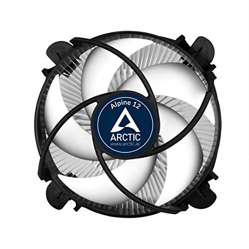 Arctic Intel Core i3 i5 i7 Socket 1151 1150 1155 1156 4-Pin Connector CPU Cooler with Aluminum Heatsink & 3.62-Inch Fan with TRONSTORE Thermal Paste for Desktop PC Computer