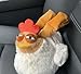 Women Chicken Purse Chicken Bag Novelty Plush Hen Purse Plush Handbag White Elephant Gifts for Womens, Funny Animal Bag, Purses For Women