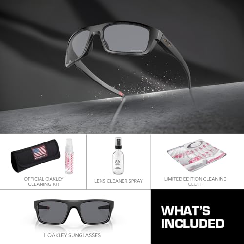 Oakley OO9367 DROP POINT – Polarized/Non-Polarized - Rectangle Sunglasses with Official Eyewear Kit Bundle3