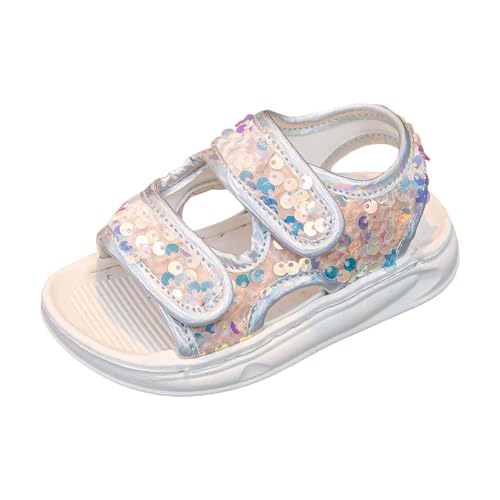 IWIHMIV Girls Slide Sandals Girls Sport Sandals Summer Soft Bottom Non Slip Outdoor Athletic Kids Beach Water Shoes