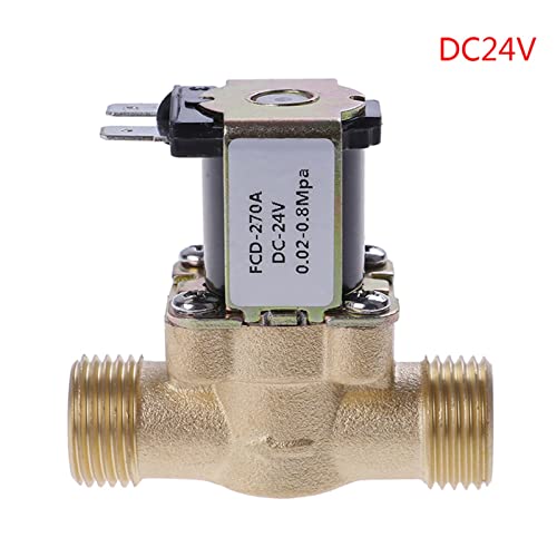 Électrovanne en laiton G1/2 robuste pour système de chauffe-eau 220V