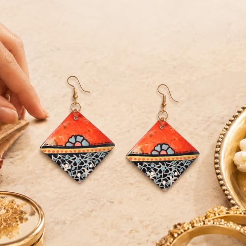 Image of Boho Chic Earrings Collection - Colorful Tassel, Chandeliers, Hoops & Huggies for Women