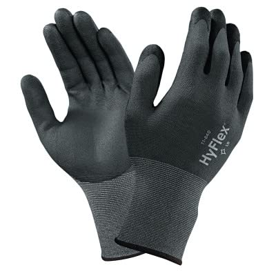 HyFlex Multi-Purpose Gloves, 11, Black (10 Units)