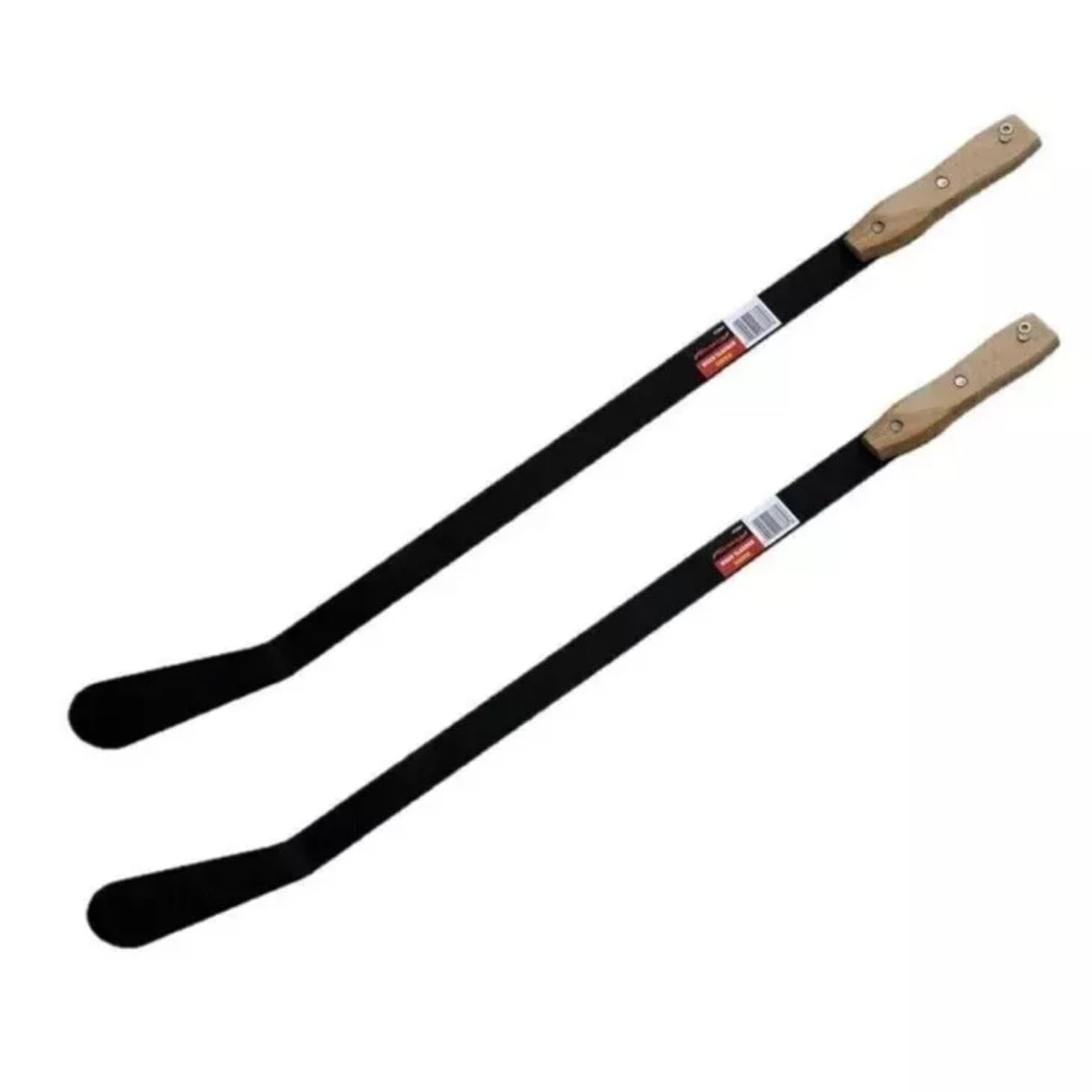 27" Heavy Duty Weed Slasher & Grass Clearing Tool 2 Pack with Wooden Handle