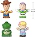 Fisher-Price Little People Toddler Toys Disney Pixar Toy Story Figure Pack with 4 Characters for Pretend Play Kids Ages 18+ Months