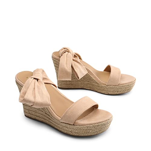 Image of DREAM PAIRS Women's Espadrille Wedge Sandals