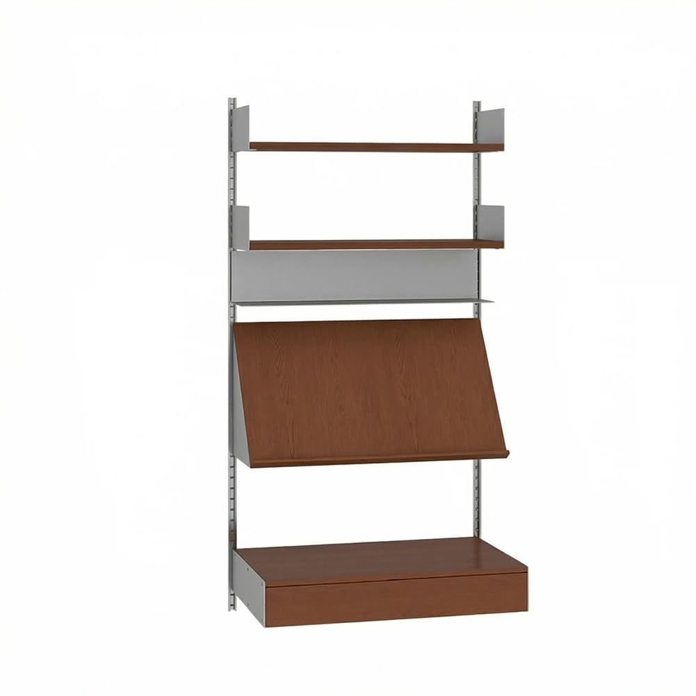 Étagère murale flottante réglable meuble de rangement mural pour chambre et séjour