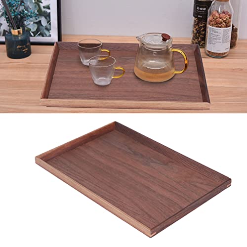 Walnut Wooden Tray, Extra Large Square Walnut Wood Ottoman Tray - Serve Tea, Coffee or Breakfast in Bed (L 10-17.5kg) - Image 3