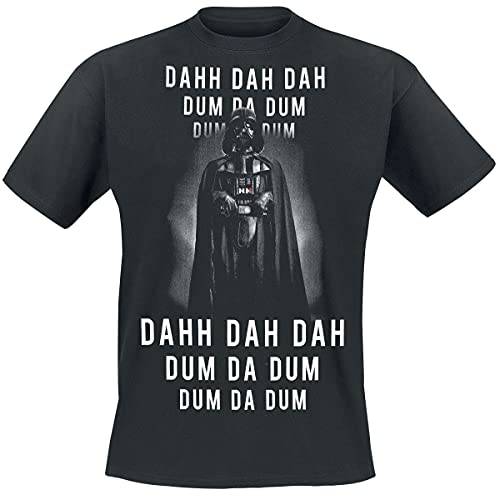 Photo de Star Wars Darth Vader - Dahh Dah Dah Dum Da Dum Homme T-Shirt Manches Courtes Noir XXL