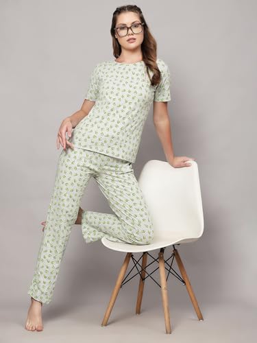 Image of B STORIES Women's Cotton Pyjama Set | Comfort and Relexed Nightsuit for Ladies