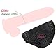 LZMYZ Doppeldilos Sexy Panty Lesben Saugnapf Anal Plug Buttplug Homosexuell Dildo HöSchen Strap Bondage Stretch Strapon Hosen Erotische Auf GefäLschte Penis Tragen Hosen UnterwäSche(A)