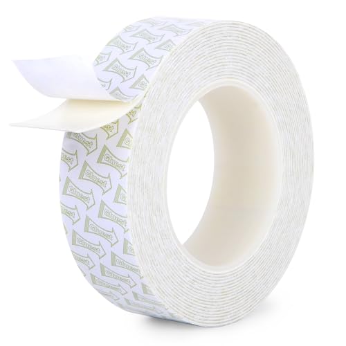 Image of Damage Free Double Sided Tape 20ft, Removable Picture Hanging Strips Residue Free, Heavy Duty Mounting Tape, No Damage Wall Tape,Wall Adhesive Strips Foam Tape Wide Roller