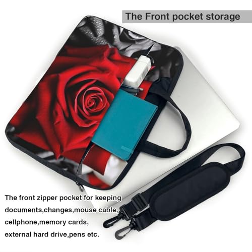 Bolso Maletín para Laptop 15.6" con Diseño de Rosas miniatura 5